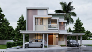 A customized villa in Palakkad with 2bhk or 3bhk