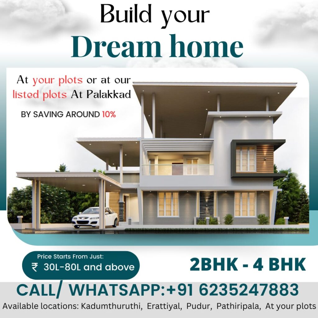 CeeTee Builders can build your dream home by saving around 10%. from 30L-80L and above