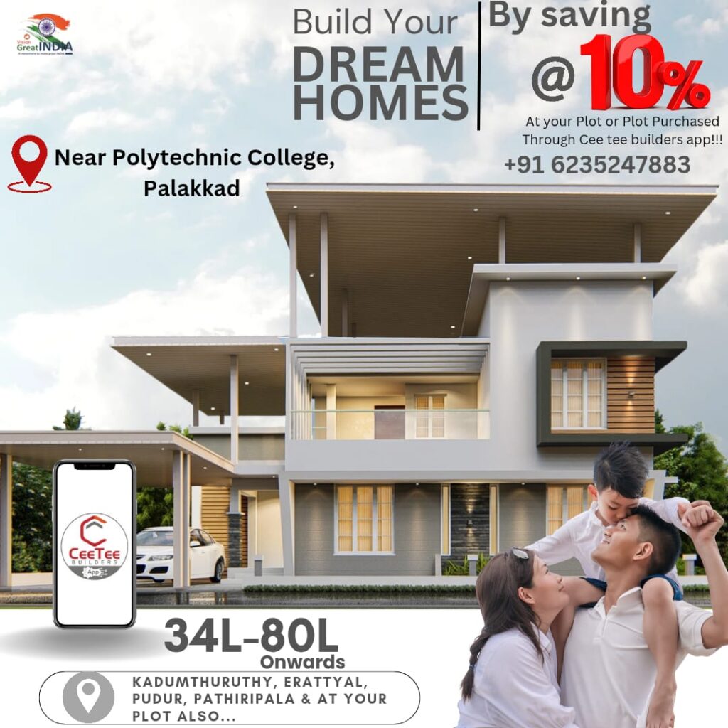 Ceetee builders helps the client to build their dream home by saving around 10%.